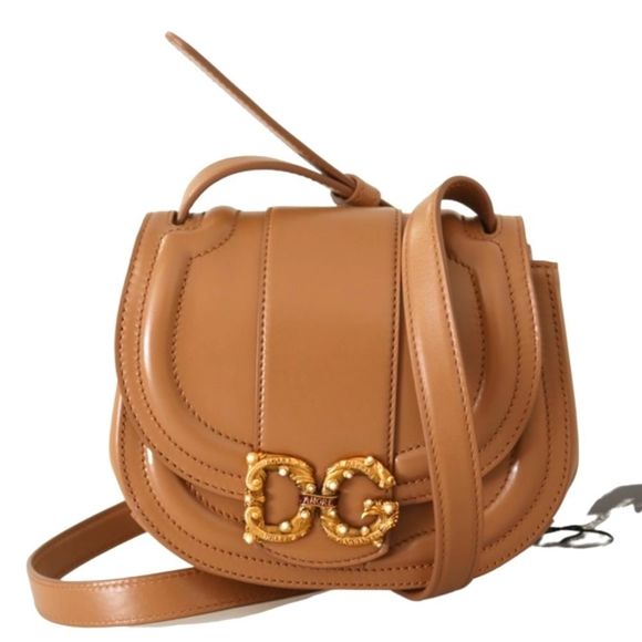 Dolce & Gabbana Handbags - 💎 Dolce & Gabbana Amore Saddle DG Leather Designer Shoulder Crossbody Bag